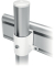 Schienensystem Viewlite Schreibtisch 702, bis 3 Geräte bis 8 kg, silber
