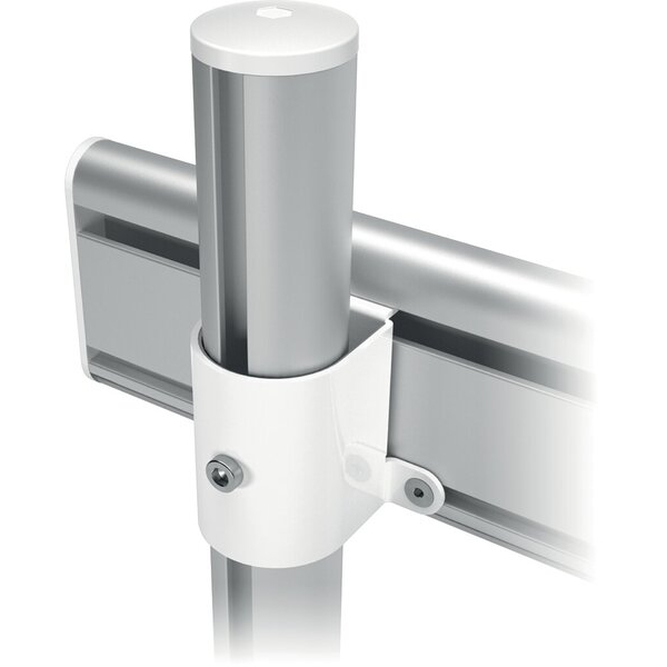 0805410587024 - ViewLite Schienensystem Schreibtisch 702 Silber Weiss Büroschreibtische von Büromöbel Experte