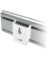 Schienensystem Viewlite Schreibtisch 712, bis 3 Geräte bis 8 kg, silber