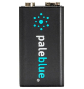 Akku 9V, 4500 mWh, 9Volt, 500 mAh, wiederaufladbare Lithium Ionen Batterien, inklusive Reiseetui, 2 Stück