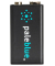 Akku 9V, 4500 mWh, 9Volt, 500 mAh, wiederaufladbare Lithium Ionen Batterien, inklusive Reiseetui, 2 Stück