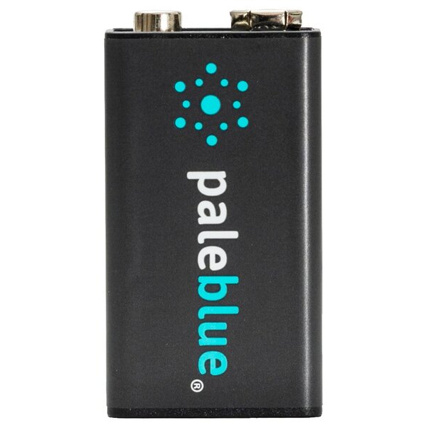0850040149357 - Akku 9V 4500 mWh 9Volt 500 mAh wiederaufladbare Lithium Ionen Batterien inklusive Reiseetui 2 Stück 0850040149357 Paleblue