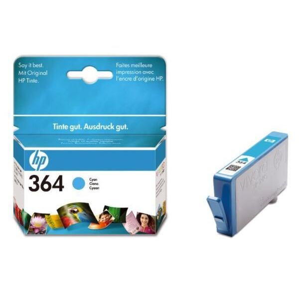 0883585705276 - Hewlett Packard Tintenpatrone Nr 364 CB318EE Cyan (ca 300 Seiten) CB318EE
