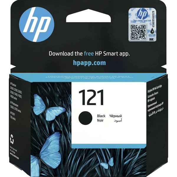 0884962825716 - Tintenpatrone 121 für HP-Drucker ca 200 Seiten schwarz 0884962825716 HP