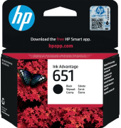 Tintenpatrone 651, für HP-Drucker, ca. 600 Seiten, schwarz