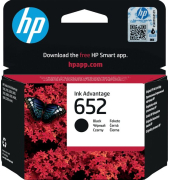 Tintenpatrone 652, für HP-Drucker, ca. 360 Seiten, schwarz
