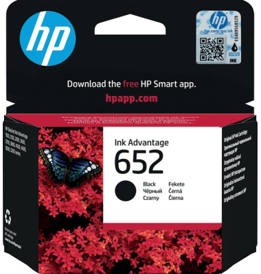 Tintenpatrone 652, für HP-Drucker, ca. 360 Seiten, schwarz