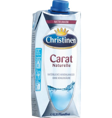 Extaler Mineralquell Naturell 500 ml, Tetrapack Einweg, ohne Pfand, 24 Flaschen