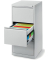 Hängeregistraturschrank, einbahnig, 3 Schubladen, (H x B x T) 1020 x 460 x 620 mm, grau