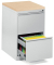 Hängeregistraturschrank, einbahnig, 2 Schubladen, (H x B x T) 720 x 460 x 620 mm, grau