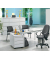 Hängeregistraturschrank, einbahnig, 2 Schubladen, (H x B x T) 720 x 460 x 620 mm, grau