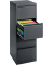 Hängeregistraturschrank, einbahnig, 4 Schubladen, (H x B x T) 1320 x 460 x 620 mm, anthrazit