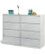 Hängeregistraturschrank, doppelbahnig, 4 Schubladen, (H x B x T) 1320 x 840 x 620 mm, grau