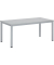 Schreibtisch BASE-MODUL Q, 72cm (H), 160x80cm (BxT), rechteckig, grau / silber