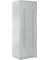 Garderobenspind, Drehriegelschloss, (H x B x T) 1700 x 590 x 500 mm, grau/grau