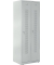 Garderobenspind, Zylinderschloss, (H x B x T) 1700 x 590 x 500 mm, grau/grau
