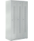 Garderobenspind, Drehriegelschloss, (H x B x T) 1700 x 870 x 500 mm, grau/grau