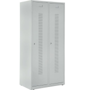Garderobenspind, Drehriegelschloss, (H x B x T) 1700 x 800 x 500 mm, grau/grau