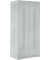 Garderobenspind, Drehriegelschloss, (H x B x T) 1700 x 800 x 500 mm, grau/grau
