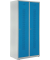 Garderobenspind, Drehriegelschloss, (H x B x T) 1700 x 800 x 500 mm, grau/blau