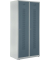 Garderobenspind, Drehriegelschloss, (H x B x T) 1700 x 800 x 500 mm, grau/blaugrau