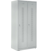 Garderobenspind, Zylinderschloss, (H x B x T) 1700 x 800 x 500 mm, grau/grau