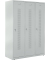 Garderobenspind, Zylinderschloss, (H x B x T) 1700 x 1185 x 500 mm, grau/grau