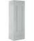 Garderobenspind, Sockel, Drehriegelschloss, (H x B x T) 1800 x 590 x 500 mm, grau/grau