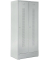 Garderobenspind, Sockel, Drehriegelschloss, (H x B x T) 1800 x 800 x 500 mm, grau/grau