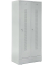 Garderobenspind, Sockel, Zylinderschloss, (H x B x T) 1800 x 800 x 500 mm, grau/grau