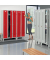 Sitzbank, Stahlgestell, Buchenholzleisten, (H x B x T) 440 x 2000 x 365 mm, grau/buche