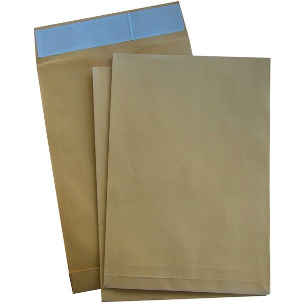 4255704330779 - Versandtasche C4 haftklebend mit Fenster Falte 20 mm Klotzboden 120 g 229 x 324 x 20 mm natron 4255704330779 250 Stück