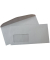 Kuvertierumschlag, gummiert, mit Fenster, Recycling, 75 g, ohne Innendruck, 114 x 229 mm, grau