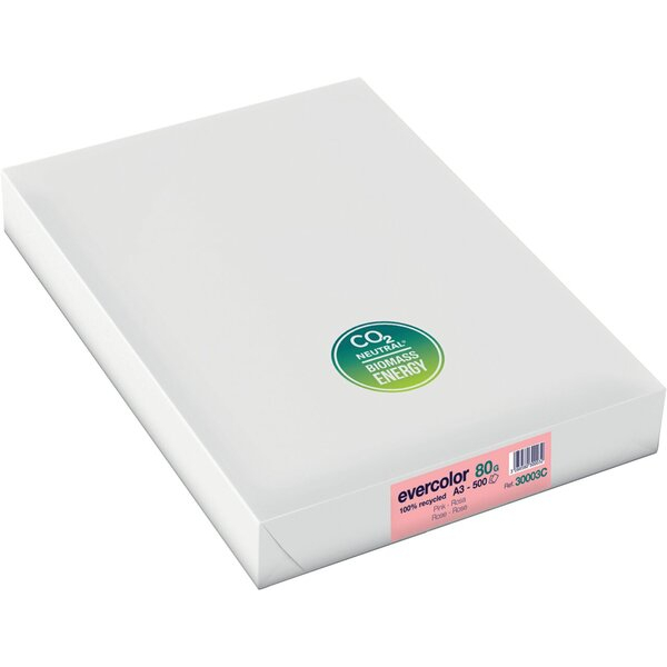 3288580300032 - Kopierpapier DIN A3 80gqm 500 Blatt Recycling rosa 3288580300032 Clairefontaine