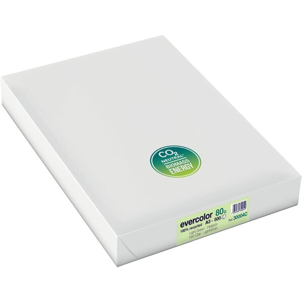 3288580300049 - Kopierpapier Evercolor 30004 hellgrün A3 80g 3288580300049 Clairefontaine