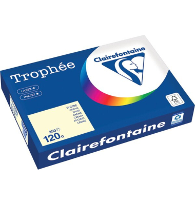 Kopierpapier Trophee 1302PC sand A3 120g