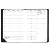 Wochenkalender 00427725MQ, Geschäftbus, schwarz, 100x150mm (HxB)