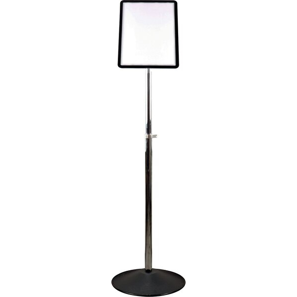 3377995700480 - Bodenständer mit magnetischem Inforahmen DIN A4 höhenverstellbar schwarz 3377995700480 Tarifold 3377995700480 - Bodenständer mit magnetischem Inforahmen DIN A4 höhenverstellbar schwarz 3377995700480 Tarifold