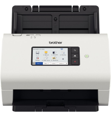 Dokumentenscanner ADS-4900W D2Edition, inkl. Custom-UI Lizenz, Scangeschwindigkeit 60 Seiten/Min. oder 120 Bilder/Min., Duplex S