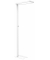 LED-Stehlampe MAULjura 8257102, wei&szlig;, mit zerlegt, dimmbar