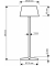 Tischleuchte MAULnina 8190802 LED Akku ws