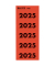 Inhaltsschilder 1425-00-25, 2025, rot, 60x25,5mm (BxH), 