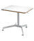 Schreibtisch Ergo, elektrisch höhenverstellbar, 75-114cm (H), 80x60cm (BxT), rechteckig, weiß / weiß