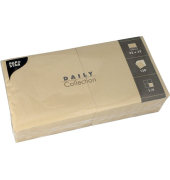 Servietten 89645, sand / Uni, 3-lagig, 32x32cm