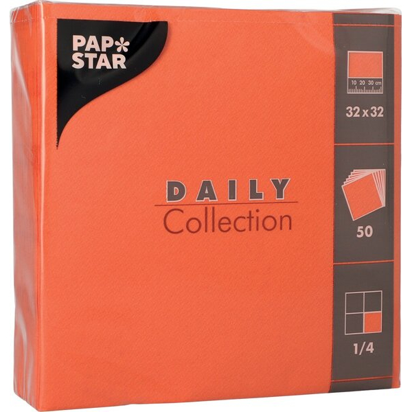 4002911583982 - Servietten 32 x 32 cm unifarben 50 Stück nektarine 4002911583982 Papstar 4002911583982 - Servietten 32 x 32 cm unifarben 50 Stück nektarine 4002911583982 Papstar