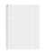 Collegeblock 1067174 Student DUO, Lineatur 27 + Lineatur 28 / liniert+kariert mit Rand innen/au&szlig;en, A4, 90g, blau, 80 Blatt