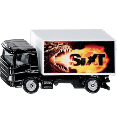 LKW mit Kofferaufbau Sixt aus Metall und Kunststoff