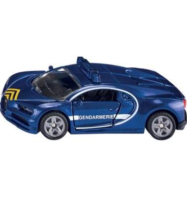 Bugatti Chiron Gendarmerie aus Metall und Kunststoff