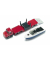 1613 Scania Sattelzug Tieflader mit Rennboot