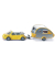 1629 VW Beetle gelb mit Knaus Tabbert TAB Wohnanhänger